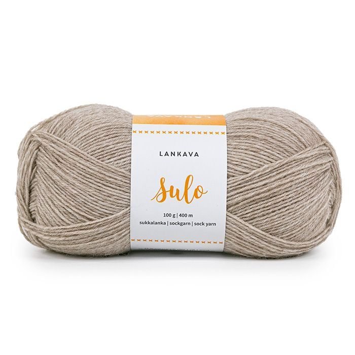 470 - Greige Sulo Sock Yarn - Lankava