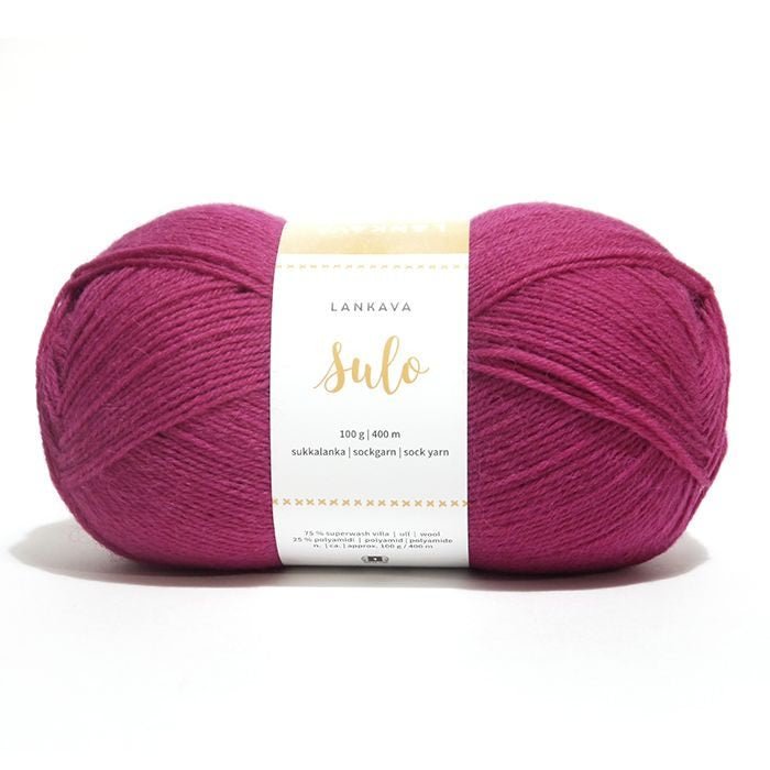 474 - Cherry Sulo Sock Yarn - Lankava