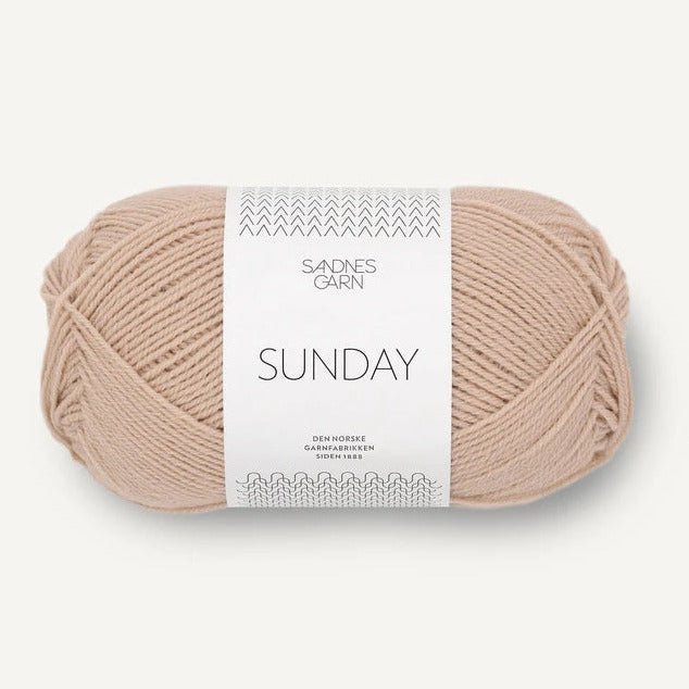 3021 - Beige clair Sunday - Sandnes Garn