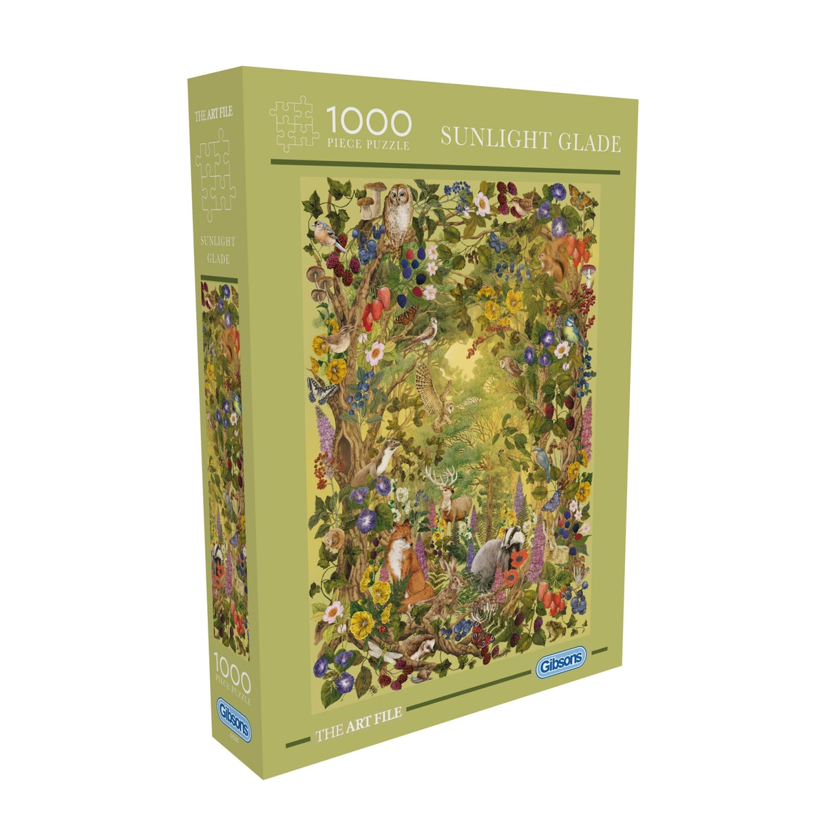 Sunlight Glade - The Art File 1000 Piece Jigsaw Puzzle - Gibsons
