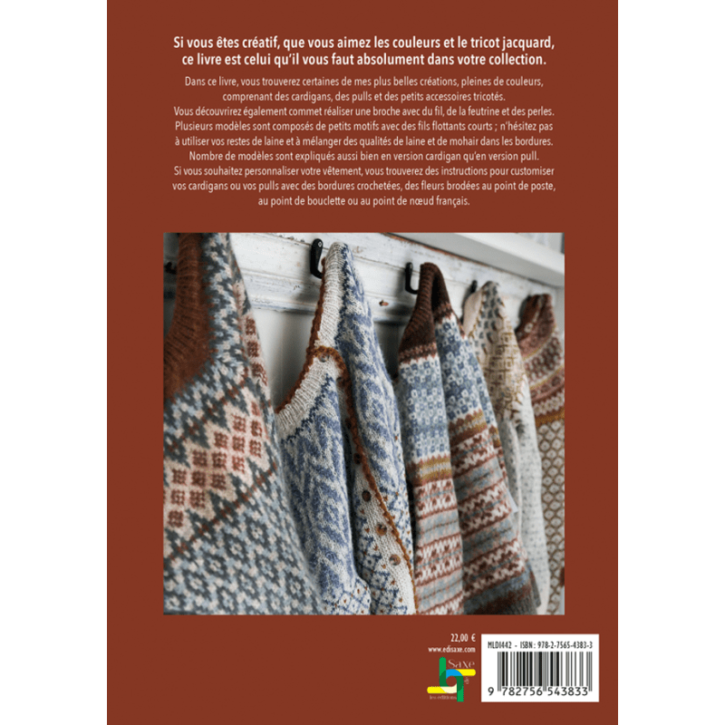 Tricot jacquard - 17 modèles dont 12 cardigans et leurs déclinaisons - Editions de Saxe