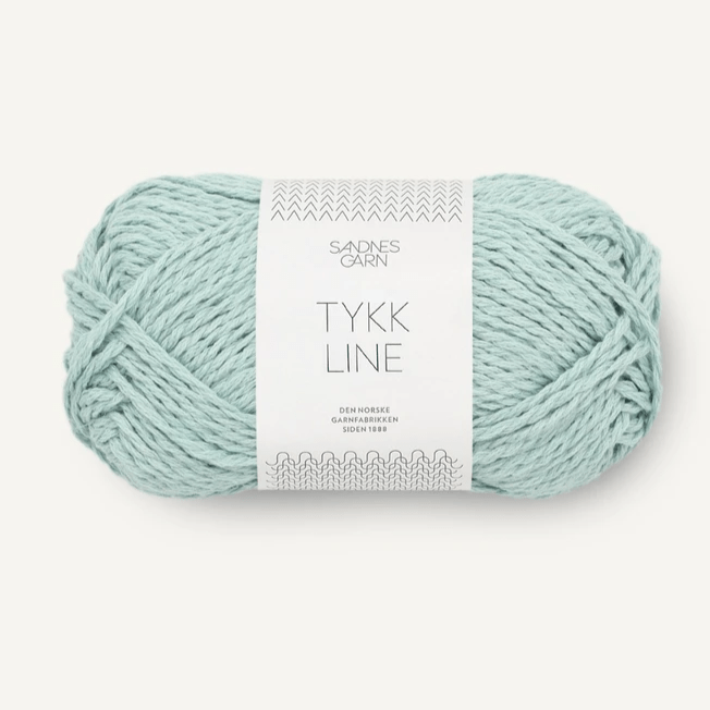 7720 - bla - mint TYKK LINE - Sandnes Garn