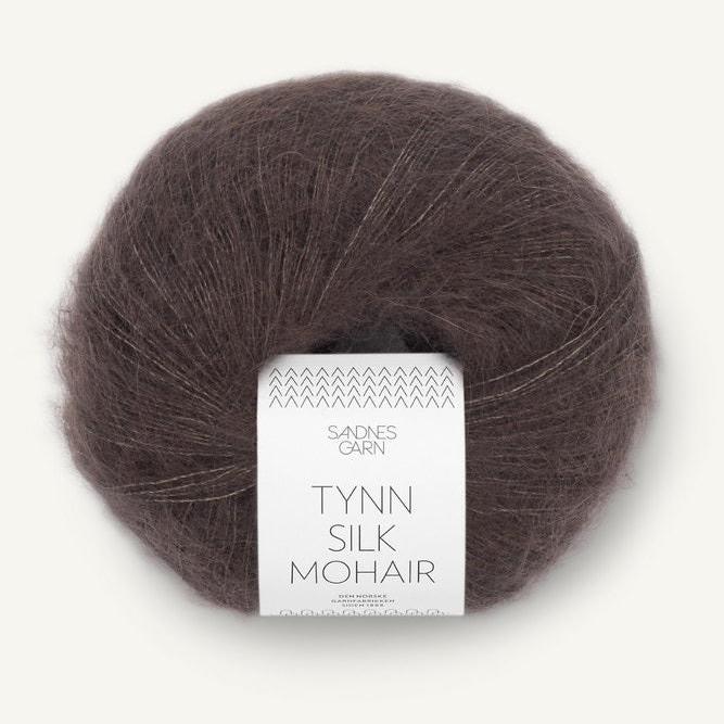 3880 - Mork Sjokolade Tynn Silk Mohair - Sandnes Garn