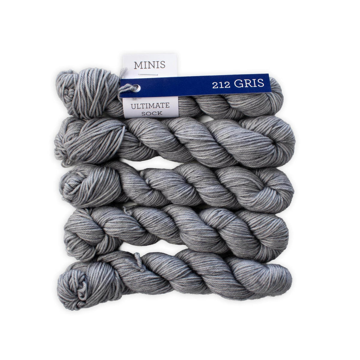 212 - Gris Ultimate Sock Minis - Malabrigo