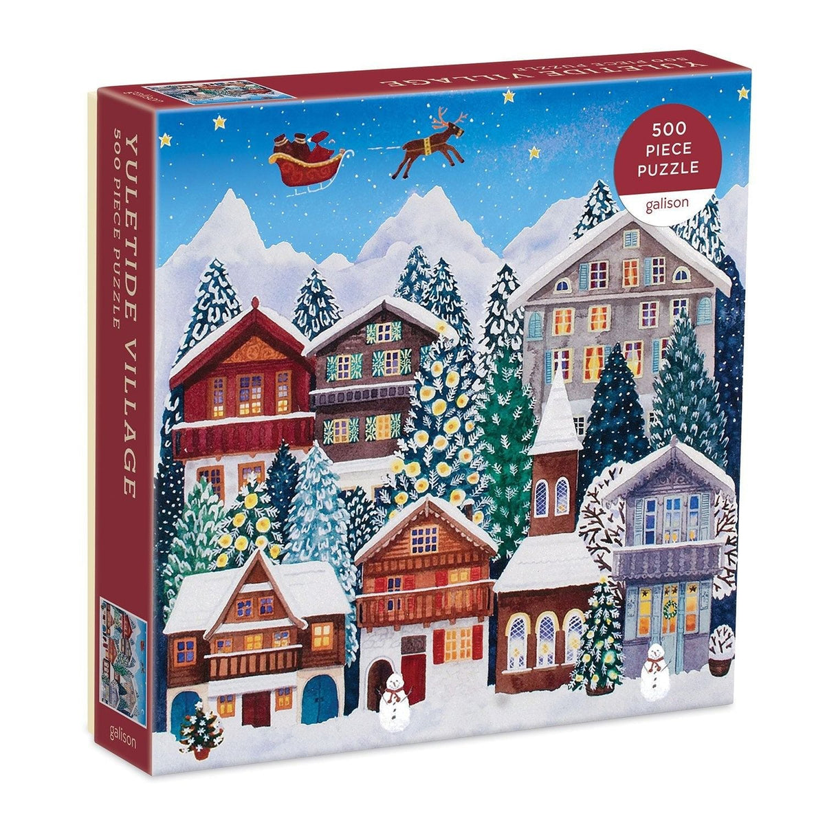 Yuletide Village 500 Piece Puzzle - Galison