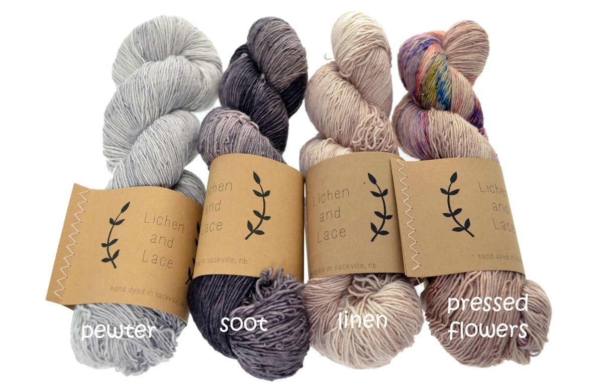 Amber 1 PLY SUPERWASH MERINO FINGERING - Lichen and Lace