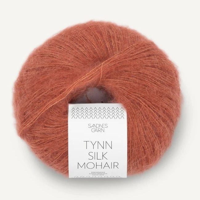 3535 - Brun cuivré Tynn Silk Mohair - Sandnes Garn
