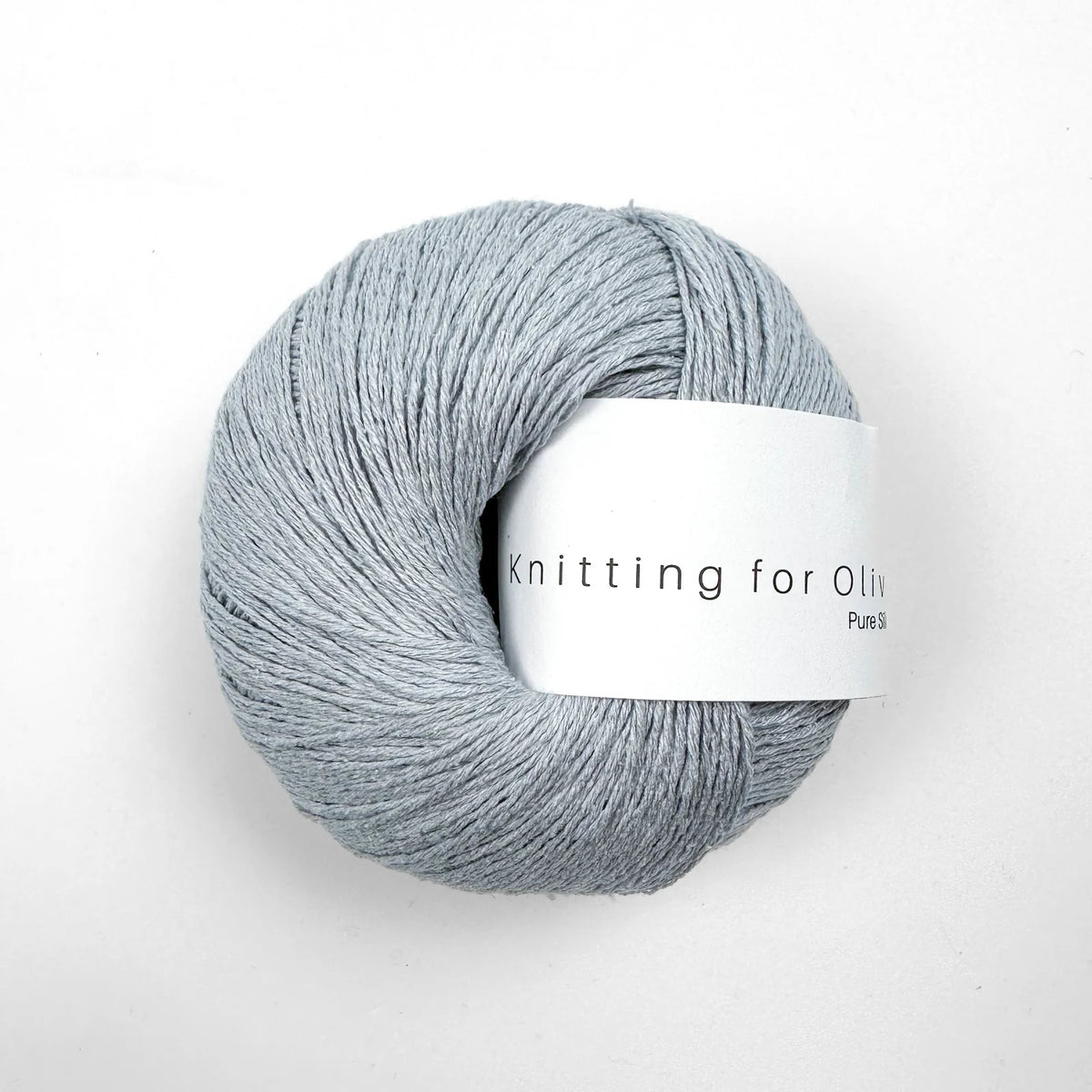 Soft Blue Pure Silk - Knitting for Olive