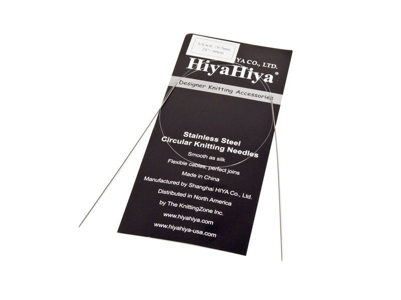 0.70 AIGUILLES CIRCULAIRES 60 CM HiyaHiya EN ACIER INOXYDABLE - Steel - HiyaHiya