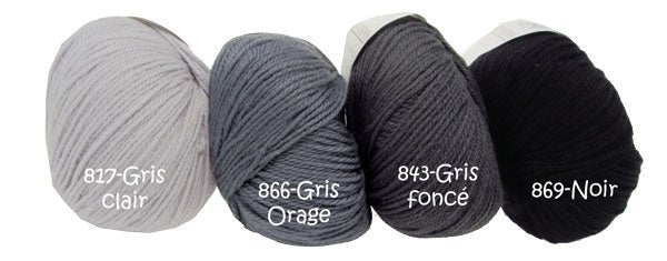817 - Gris clair BB MERINOS - Fonty