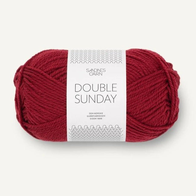 4236 - Rouge foncé (Dyp Rod) Double Sunday - Sandnes Garn