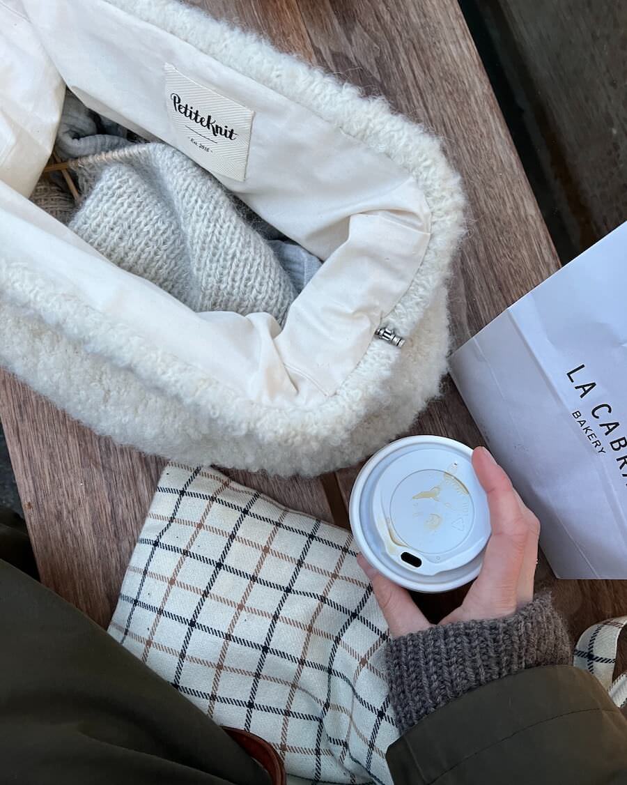 Doublure pour grande pochette tricotée PetiteKnit - Petite Knit