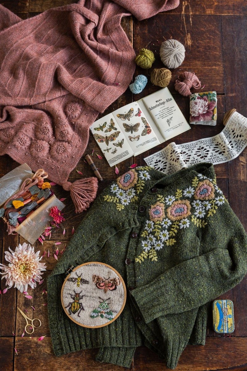 Embroidery on Knits - Laine Magazine