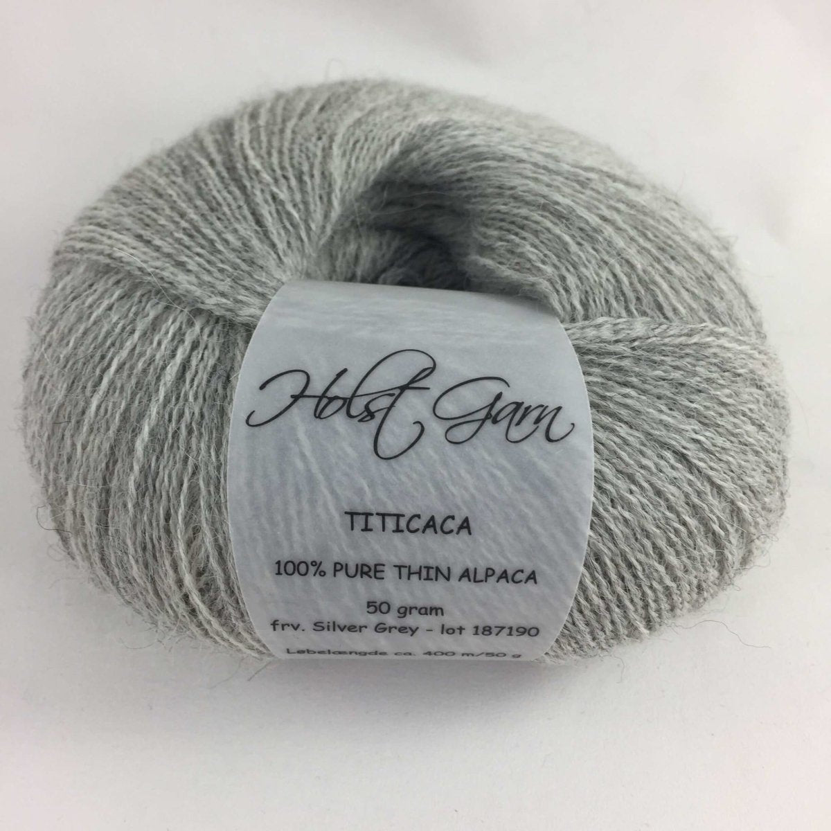 Silver Grey Titicaca Alpaga - Holstgarn - Holstgarn