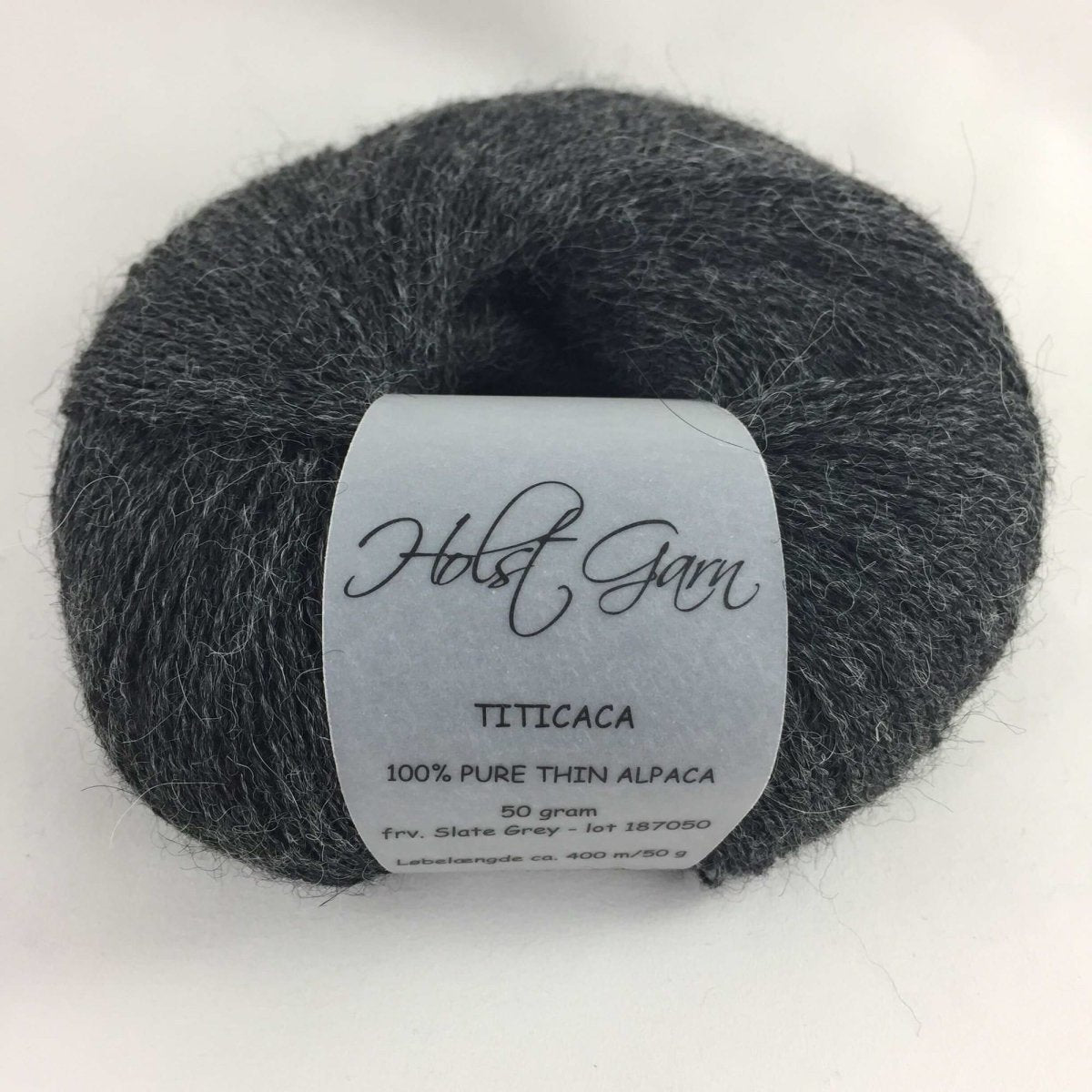 Slate Grey Titicaca Alpaga - Holstgarn - Holstgarn