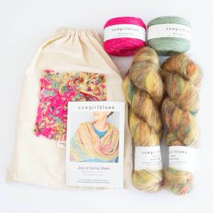 True Colours JOYS OF SPRING SHAWL KIT - Laine et Tricot