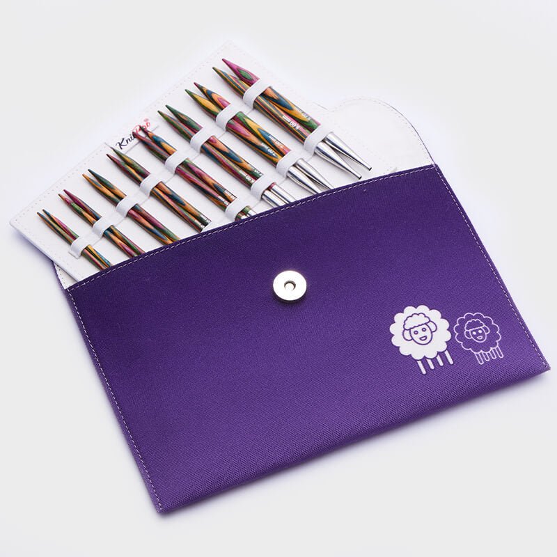 Kit complet d'aiguilles circulaires bois symfonie deluxe - Knit Pro