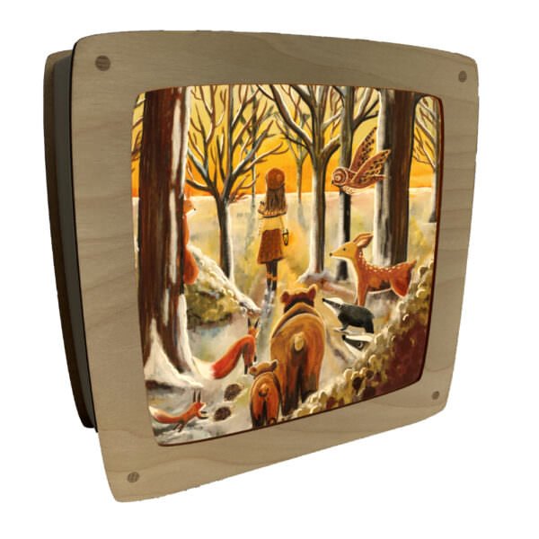 Whisperer of the woods Lampe magique et ses plaques d'illustrations au choix - Esther Bennink