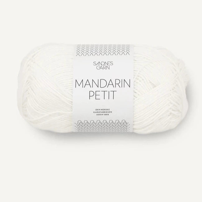 1002 - Blanc MANDARIN PETIT - Sandnes Garn