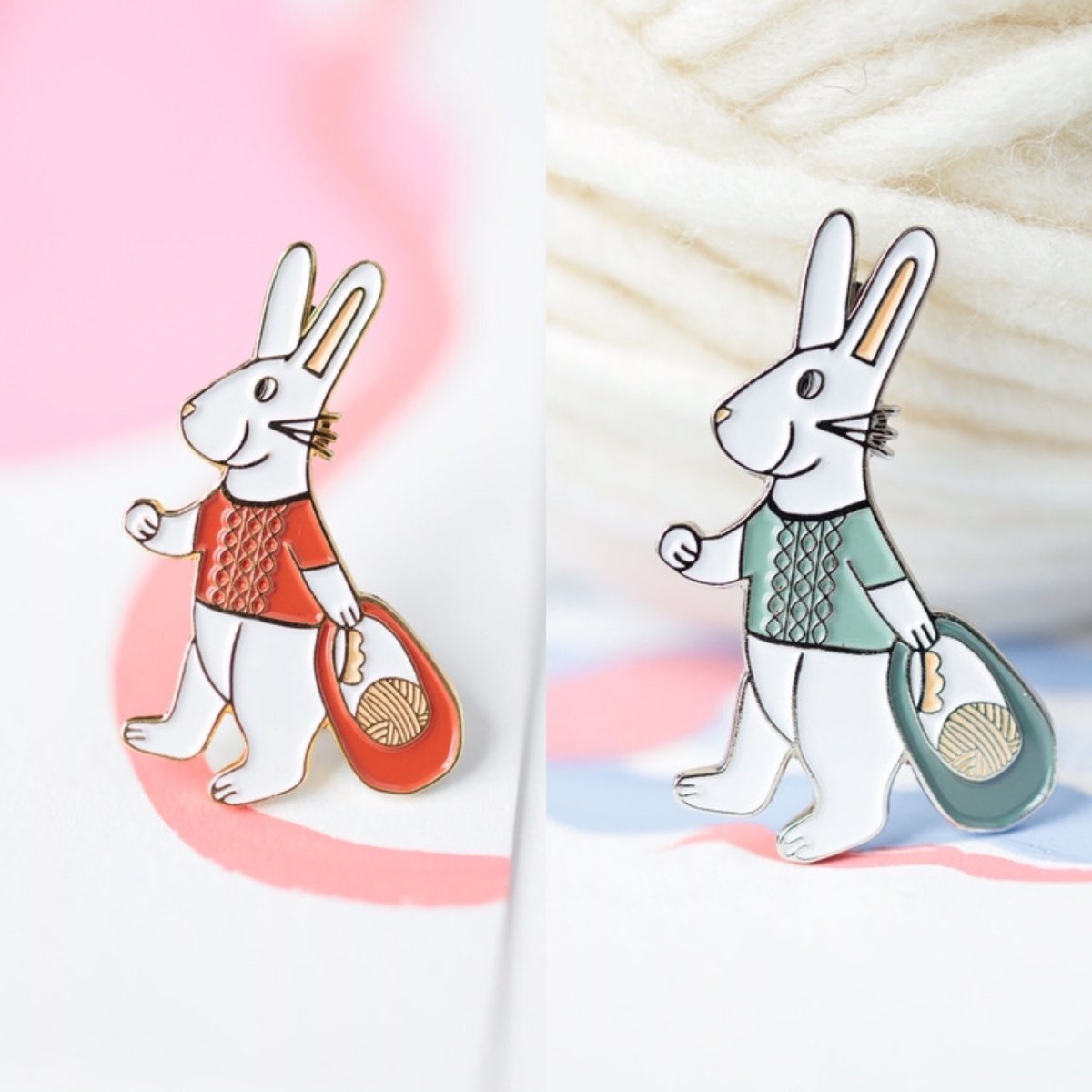 Celadon PINS LAPIN - Twig & Horn
