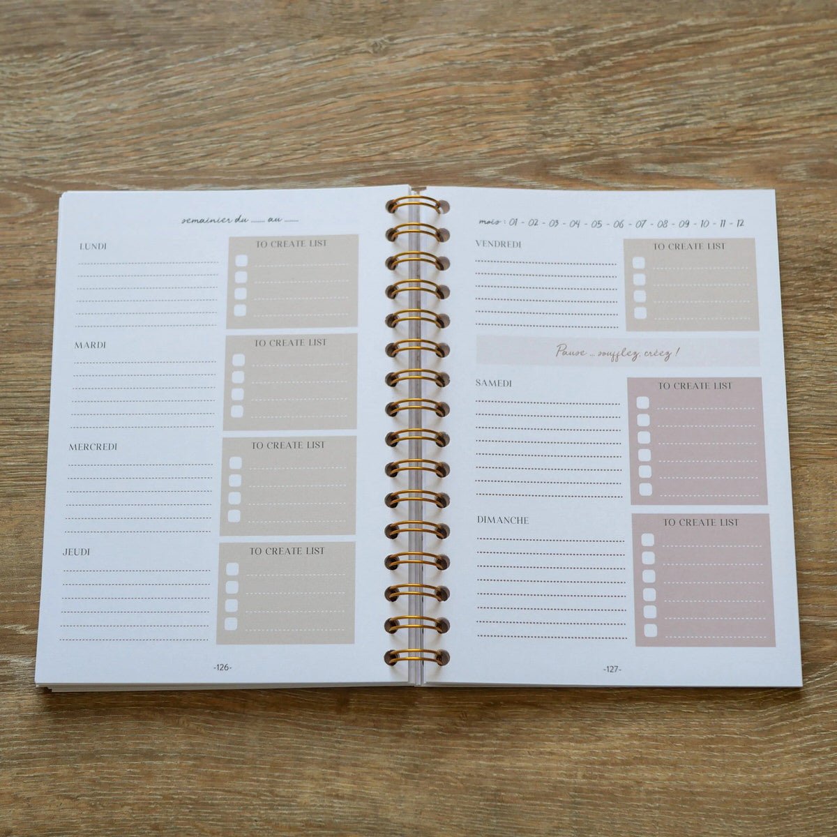 Planner créatif - Lolilafee