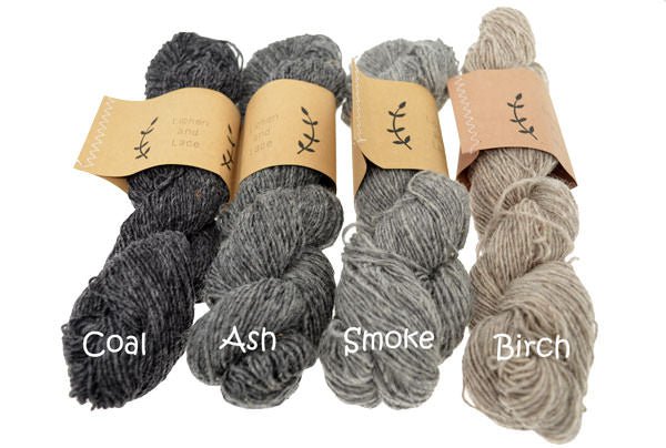 Ash Rustic Heather Sport - Lichen and Lace