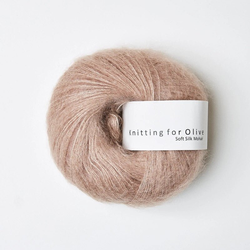 Rose Clay Soft Silk Mohair - Knitting for Olive