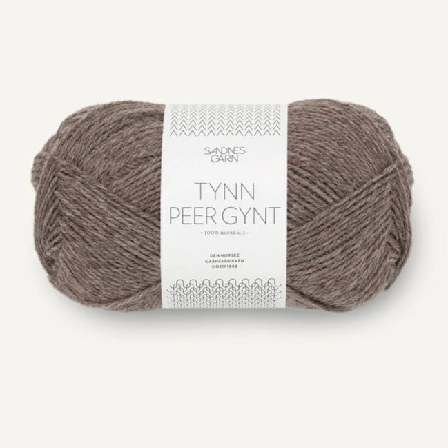 2652 Mellombrun Melert Tynn Peer Gynt - Sandnes Garn