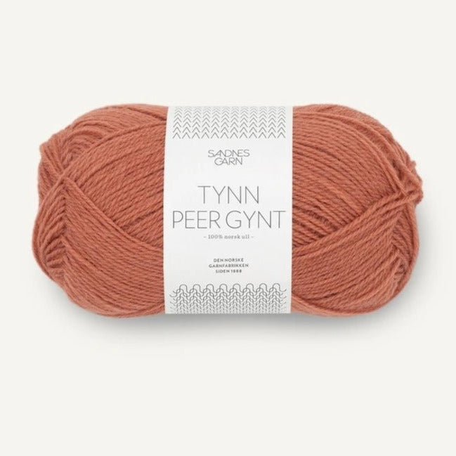 3535 - Brun cuivré Tynn Peer Gynt - Sandnes Garn