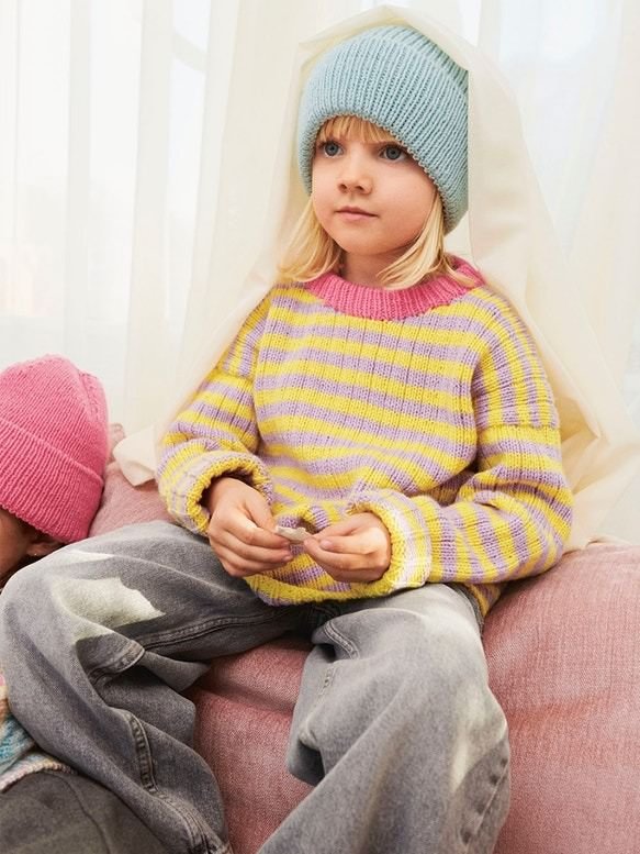 2401 - 2 Sedrick sweater junior - Modèle - Sandnes Garn