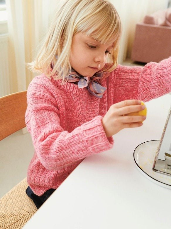 2401 - 4 Finnick Sweater Junior - Modèle - Sandnes Garn