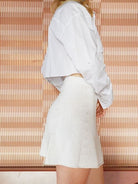 2404 - 08 Milly Sweater (a), Milly Skirt short(b) or long (c) - Modèle - Sandnes Garn