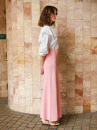 2404 - 08 Milly Sweater (a), Milly Skirt short(b) or long (c) - Modèle - Sandnes Garn