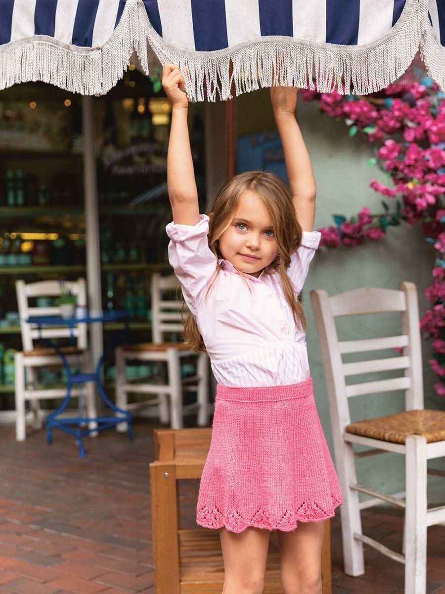 2405 - 06 a et b - Augustine Skirt / Singlet Junior - Sandnes Garn