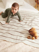 2406 - 04 Pauls Purl - rib Blanket - Sandnes Garn