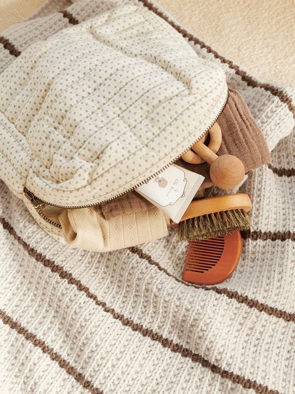 2406 - 04 Pauls Purl - rib Blanket - Sandnes Garn