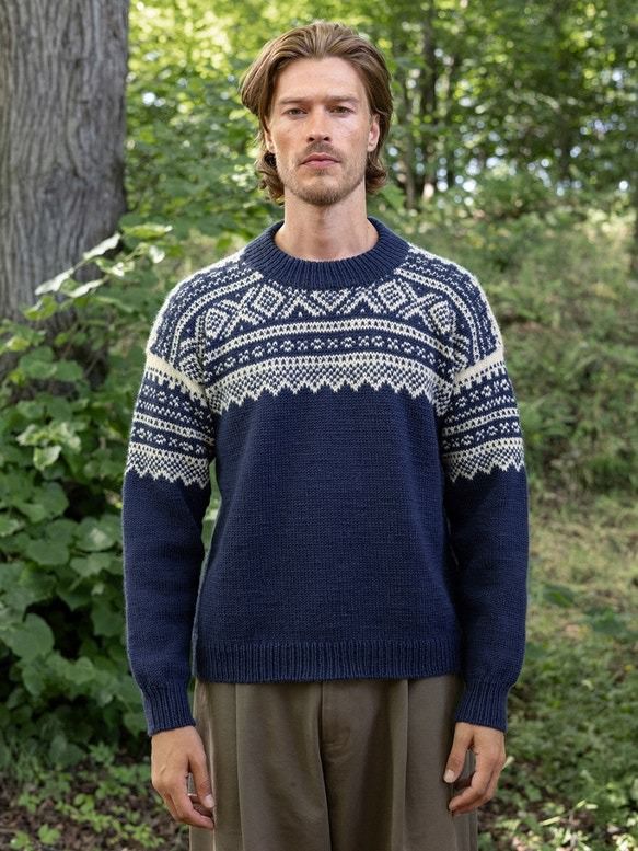 2410 - 03 Marius sweater for men - Sandnes Garn
