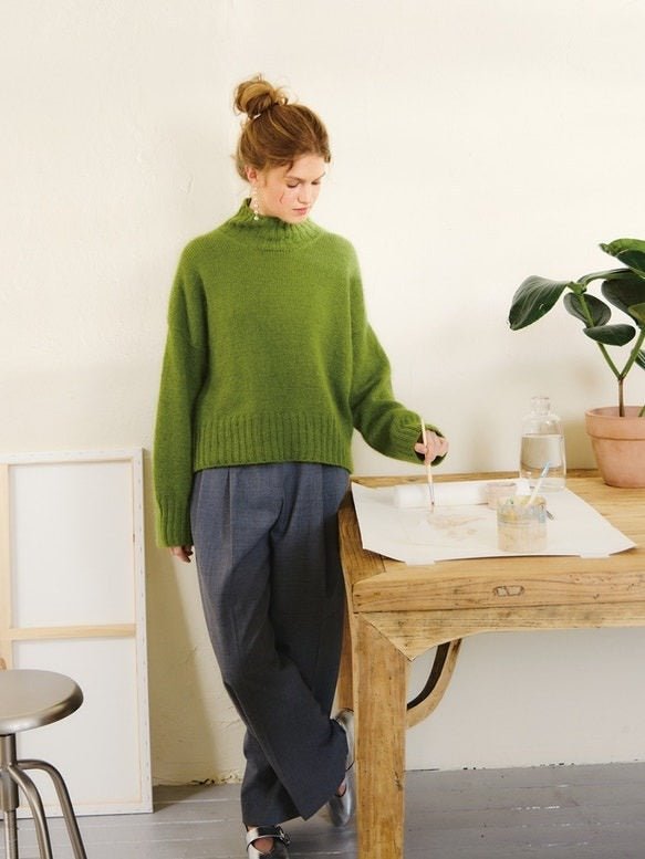 2502 DIY / No. 7a 7b Mindy sweater - Sandnes Garn