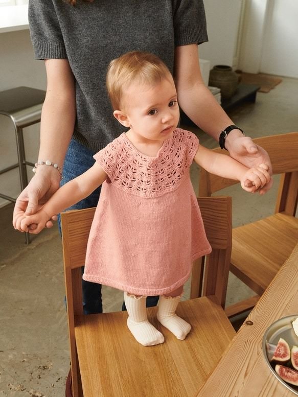 2505 - 4 Indy Dress Baby - Sandnes Garn