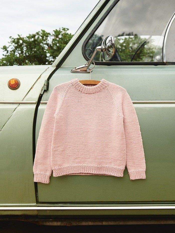 2506 - 04 a - b - c Tiro Sweater Junior - Sandnes Garn