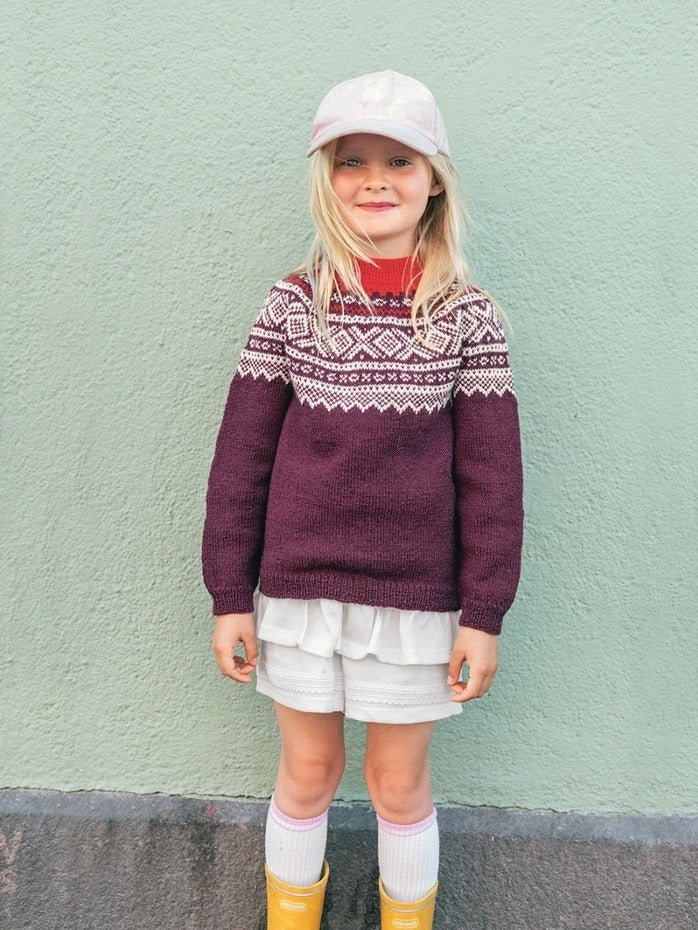 2509 - No. 2a 2b Marius Sweater Junior - Sandnes Garn