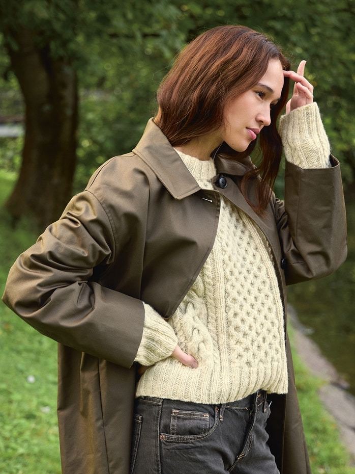 2513 - 4 Wilbur Cable Sweater - Sandnes Garn