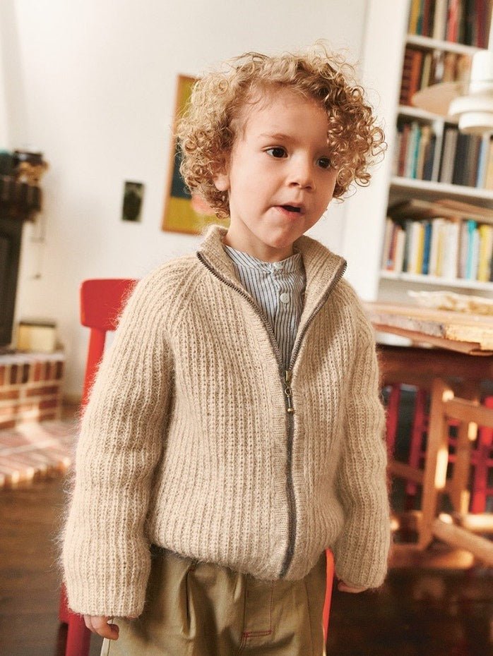 2601 - 3 Tia Zipper Jacket Junior - Sandnes Garn
