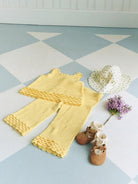 2603 - 7 Rosette Top & Pants Baby - Sandnes Garn