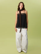 2607-1 Miu Pointelle Scarf - Sandnes Garn