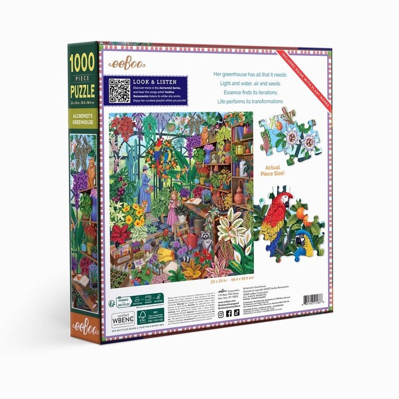 Alchemist's Greenhouse 1000 Piece Puzzle - Eeboo