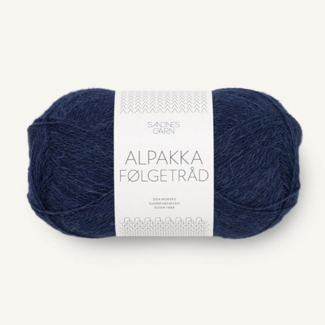 5882 - Marinebla Alpakka Følgetråd - Sandnes Garn