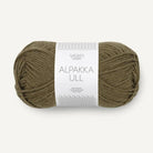 9873 - Dark Olive Alpakka Ull - Sandnes Garn