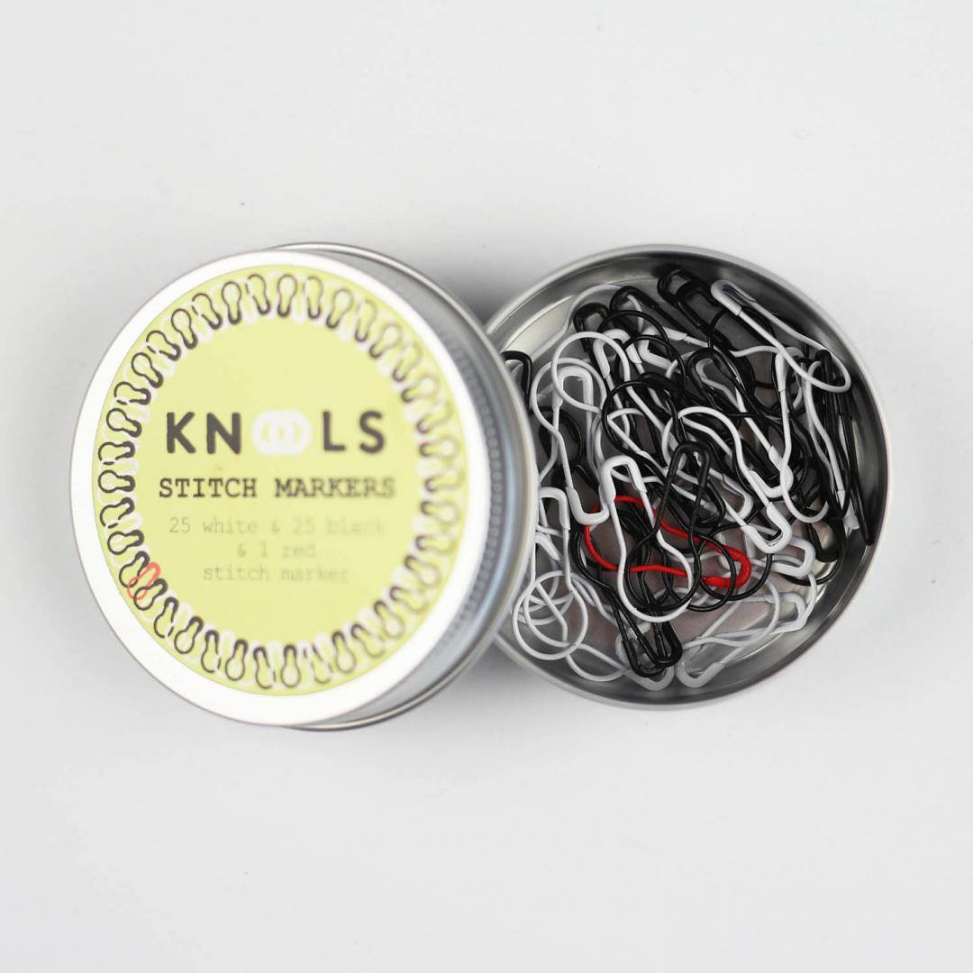 Noir et Blanc Anneaux - marqueurs épingles KNOOLS - Knools