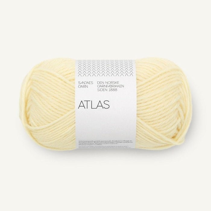 2001 - Butter yellow Atlas - Sandnes Garn